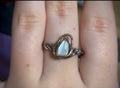 Blue Opal Wire Ring