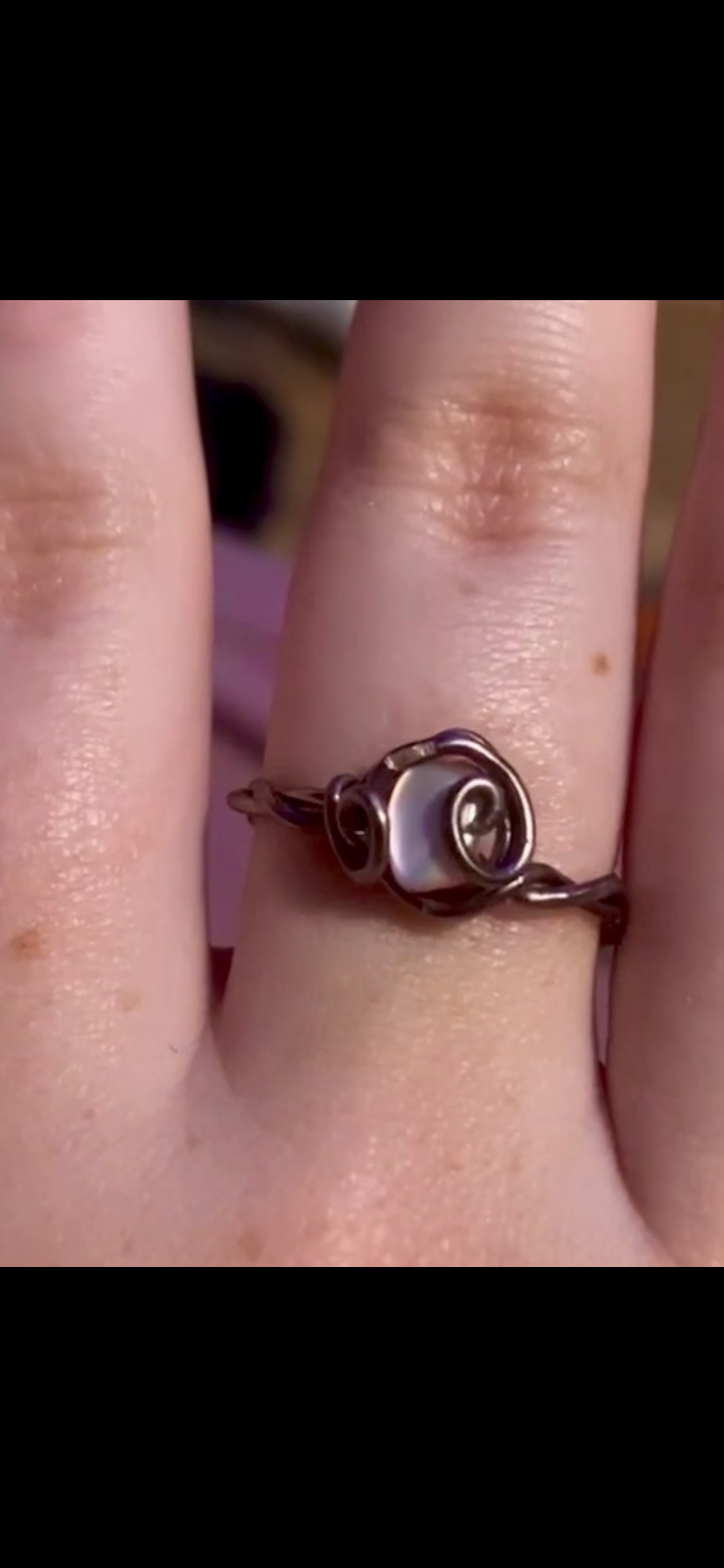 Rose Wood Ring